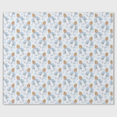 Niedliches Angel-Weihnachtswackelpapier Geschenkpapier (Flach)