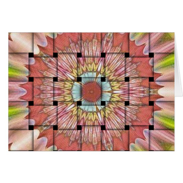 Niedliches, angenehmes afrikanisches, farbenfrohes (Vorderseite (Horizontal))