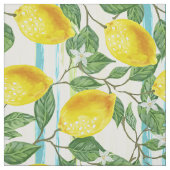 Niedliches Angesagtes tropisches Sommerlemon-Fruch Stoff (Muster)
