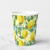 Niedliches Angesagtes tropisches Sommerlemon Pappbecher (Rechts)