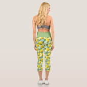 Niedliches Angesagtes tropisches Sommerlemons Fruc Capri Leggings (Rückseite)