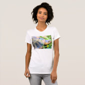 Niedliches Angulate Tortoise Südafrika Details T-Shirt (Vorne ganz)
