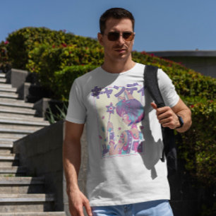 Niedliches Anime-Girl mit Zauberstab T-Shirt