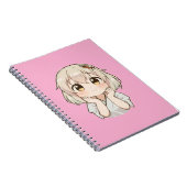 Niedliches Anime-Girl-Notebook - Zurück zum Schulj Notizblock (Rechte Seite)