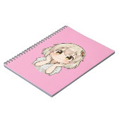 Niedliches Anime-Girl-Notebook - Zurück zum Schulj Notizblock (Linke Seite)