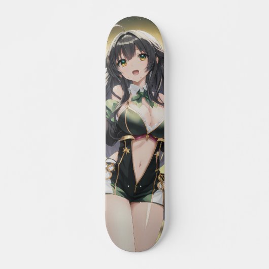 Niedliches Anime Girl Skateboard (Vorne)