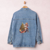 Niedliches Anime-Mädchen schneidet den Baum Jeansjacke (Hangar)