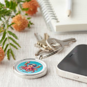 Niedliches, anpassbares Oktopuseis Schlüsselanhänger (Seite)