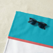 Niedliches, anpassbares Oktopuseis Strandtuch (Beispiel)