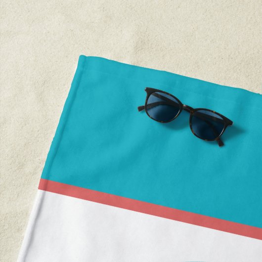 Niedliches, anpassbares Oktopuseis Strandtuch (Beispiel)