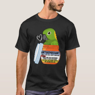 Niedliches Antidepressivum Papagei gelb nackter Am T-Shirt