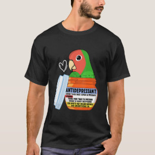 Niedliches Antidepressivum Parrot I Rosy konfronti T-Shirt