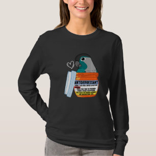 Niedliches Antidepressivum Parrot I Türkisblaue Wa T-Shirt