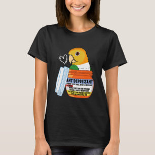 Niedliches Antidepressivum Parrot I Weißbauchkaike T-Shirt