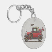 Niedliches antikes Auto Schlüsselanhänger (Vorderseite links)