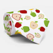 niedliches Apfelfruchtmuster Krawatte (Gerollt)