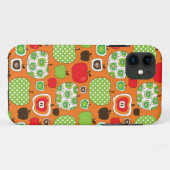 Niedliches Apfelillustrationsmuster Case-Mate iPhone Hülle (Rückseite (Horizontal))