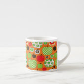 Niedliches Apfelillustrationsmuster Espressotasse (Rechts)