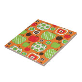 Niedliches Apfelillustrationsmuster Fliese (Seite)