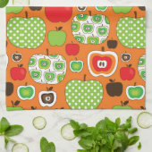 Niedliches Apfelillustrationsmuster Handtuch (Gefaltet)