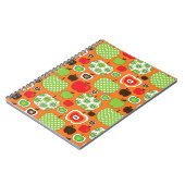 Niedliches Apfelillustrationsmuster Notizblock (Linke Seite)