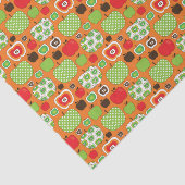 Niedliches Apfelillustrationsmuster Seidenpapier (Ausschnitt)