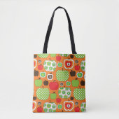 Niedliches Apfelillustrationsmuster Tasche (Vorderseite)