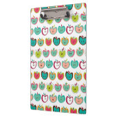 Niedliches Apfelmuster Klemmbrett (Links)