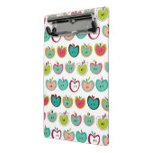 Niedliches Apfelmuster Mini Klemmbrett (Gewinkelt2)