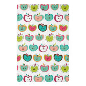 Niedliches Apfelmuster Mini Klemmbrett (Rückseite)