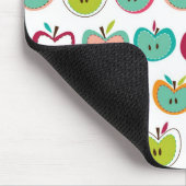 Niedliches Apfelmuster Mousepad (Ecke)