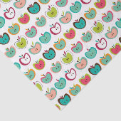 Niedliches Apfelmuster Seidenpapier (Ausschnitt)