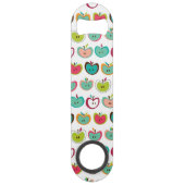 Niedliches Apfelmuster Speed Flaschenöffner (Vorderseite)