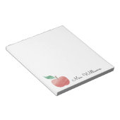 Niedliches Apple-Lehrer-Notepad Notizblock (angewinkelt)