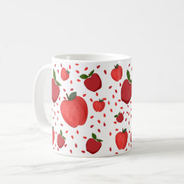Niedliches Apple-Muster Kaffeetasse
