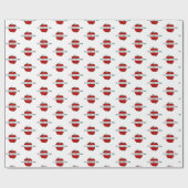 Niedliches Apple Quote Wrapping Paper Geschenkpapier (Flach)
