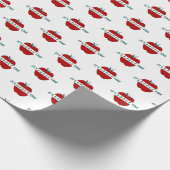 Niedliches Apple Quote Wrapping Paper Geschenkpapier (Ecke)