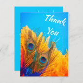 Niedliches Aqua Blue Postkarte (Vorne/Hinten)