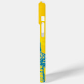 Niedliches Aqua und gelbe Fische Case-Mate iPhone Hülle (Rückseite / Links)