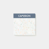 Niedliches Aquamarines Baby Animal Pasttern Muster Post-it Klebezettel (Vorderseite)