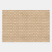 Niedliches Aquamarines blaugrünes Blumenmuster und Geschenkpapier Set (Vorderseite 2)