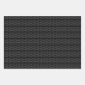 Niedliches Aquamarines blaugrünes Blumenmuster und Geschenkpapier Set (Vorderseite 2)