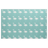Niedliches Aquamarines Flamingo-Muster Stoff (Fat Quarter (45,7 x 55,9 cm))