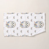 Niedliches Aquarell Badhandtuch Set (Handtuch)