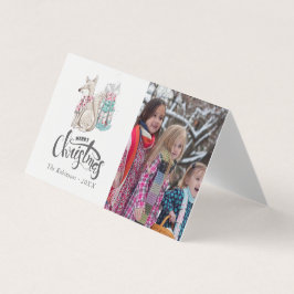 Niedliches Aquarell Winter Fox Foto