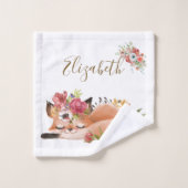 Niedliches Aquarellbaby Waschlappen (Waschlappen)