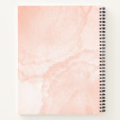 Niedliches Aquarellbäckergebäck personalisierter N Notizblock (Rückseite)