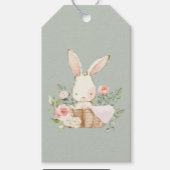 Niedliches Aquarellbunny Rechteckiger Pappuntersetzer