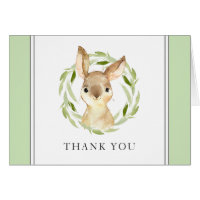 Niedliches Aquarellbunny Vielen Dank