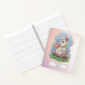 Niedliches Aquarelle-Notebook Notizblock (Innenseite)